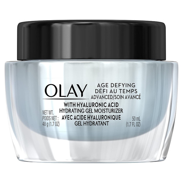 Olay Age Defying Advanced Gel Moisturizer with Hyaluronic Acid, 50 Ml, 1.7 Fluid Ounce