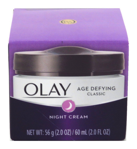 OLAY Age Defying Classic Night Cream 2.0 oz ( Packs of 3)