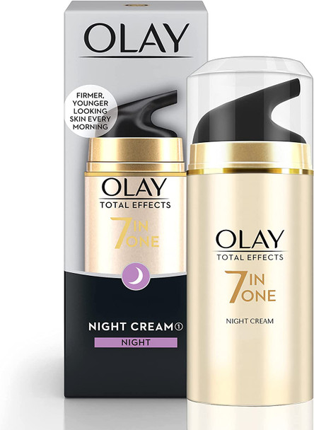 Olay Night Cream Total Effects 7 in 1, Night Cream, 50g