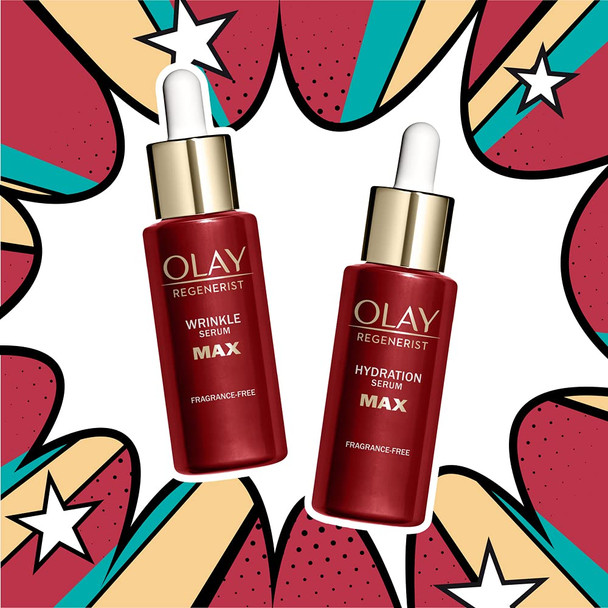 Olay Regenerist MAX Hydration Serum with Hyaluronic Acid, 1.3 Oz