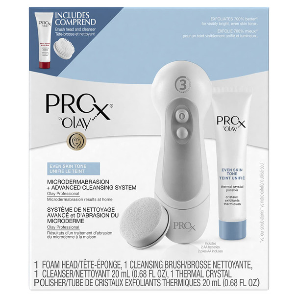 ProX by Olay Microdermabrasion Plus Advanced Facial Cleansing Brush System