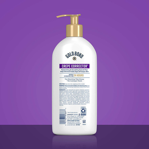 Gold Bond Age Renew Crepe Corrector Body Lotion, Replenishing & Smoothing Formula, 14 oz.