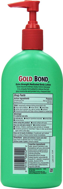 Gold Bond Body Lotion Medicated Extra Strength 14 oz (packo f 3) by Gold Bond