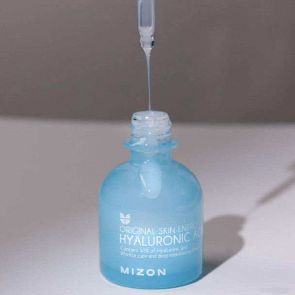 MIZON Snail Line Snail Intensive Ampoule + Hyaluronic Acid 100, Korean Skincare, Ampoule, Wrinkle Care, Moisture, Hydration, Nutrition