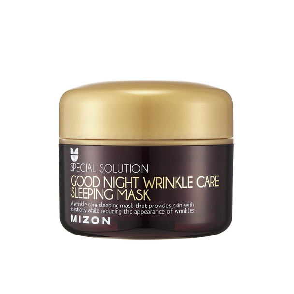 MIZON Good Night Wrinkle Care Sleeping Mask, Antiwrinkle, Moisturizing, Smooth skin, Skin Tone Correcting, (75ml/2.53fl. oz)