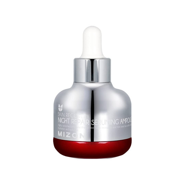 MIZON Skin Recovery Night Repair Seruming Ampoule, Antioxidant, Anti-aging, Rejuvenate Skin, Korean Skincare ( 30 ml 1.01 FL oz)