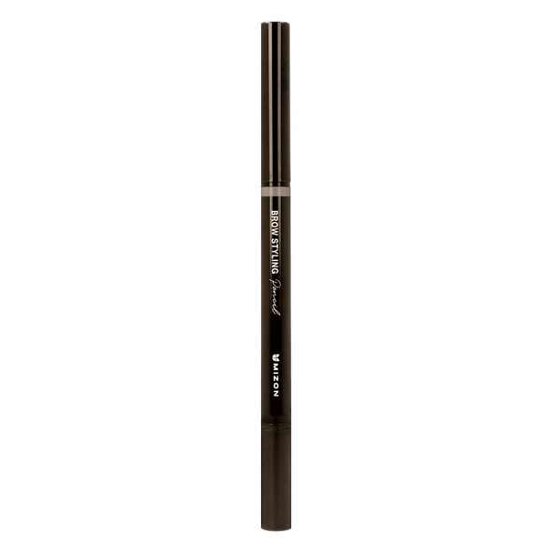 MIZON Brow Styling Pencil - Natural looking eyebrows, long-lasting, triangular shape for easy styling 0.35g/0.012oz (Brown)