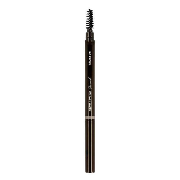 MIZON Brow Styling Pencil - Natural looking eyebrows, long-lasting, triangular shape for easy styling 0.35g/0.012oz (Brown)