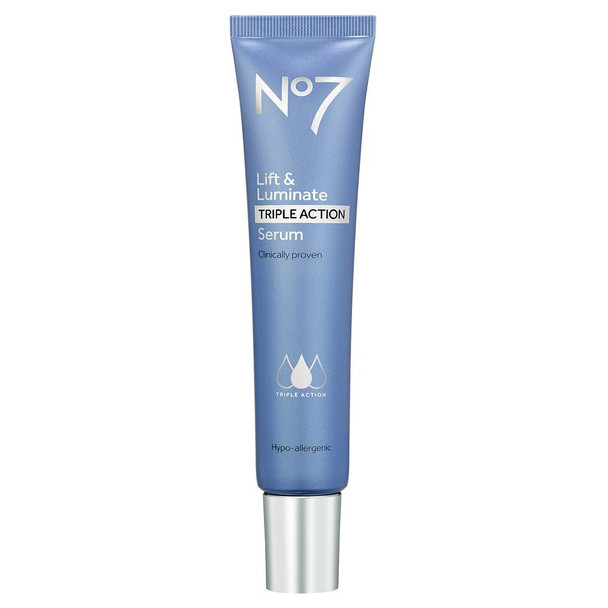 No7 Lift & Luminate Triple Action Serum, 50 ml, Extra Large