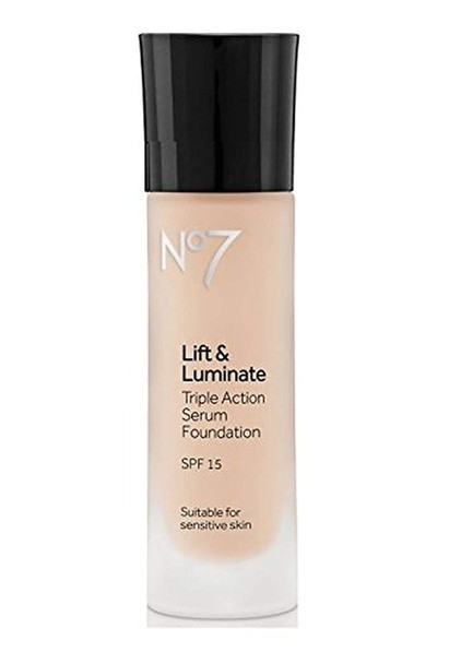 No7 Lift & Luminate TRIPLE ACTION Serum Foundation - Warm Ivory