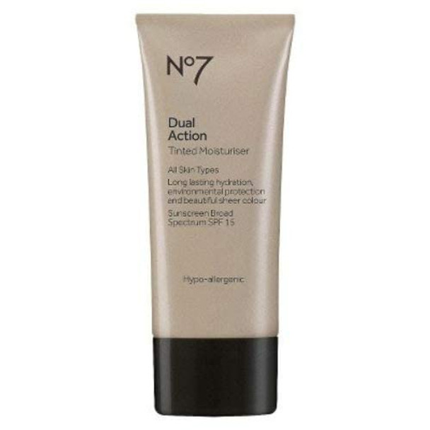 No7 Dual Action Tinted Moisturiser SPF 15 Medium - 1.69oz Medium