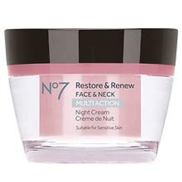 No7 Restore & Renew Multi Action Night Cream1.69 oz 1 pack