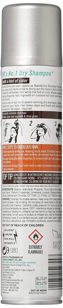 Batiste Dry Shampoo, Dark & Deep Brown 6.73 oz ( Pack of 2)