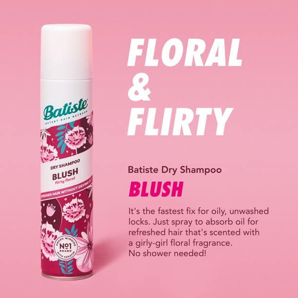 Batiste Dry Shampoo, Blush 6.73 oz ( 2 pack)
