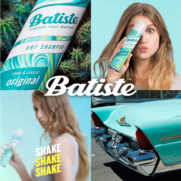 Batiste Dry Shampoo Original Clean & Classic 6.76 Fl Oz (2 pack)