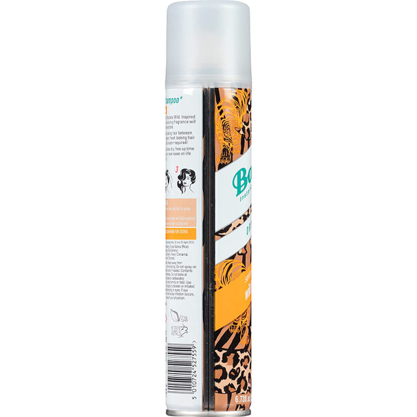 Batiste Shampoo Dry Wild 6.73 Ounce (200ml) (3 Pack)
