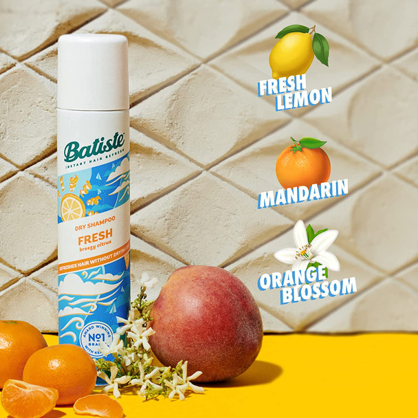 Batiste Dry Shampoo, Fresh Fragrance, 6.35 OZ. Packaging May Vary