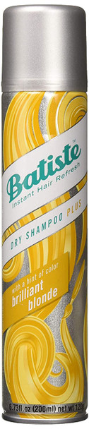 Batiste Dry Shampoo Plus, Brilliant Blonde 6.73 oz (Pack of 3)