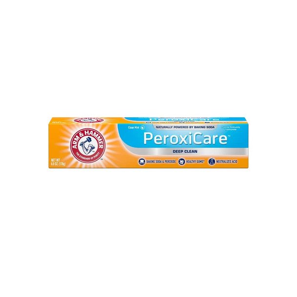 A&H Peroxicare Tart Size 6z Arm & Hammer Peroxicare Baking Soda Toothpaste & Tartar Control Fresh Mint (Pack of 5)