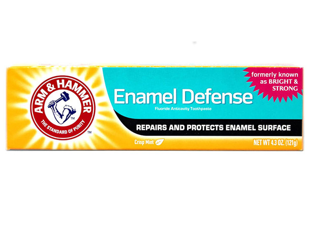 ARM & HAMMER Truly Radiant Whitening & Enamel Strengthening Fluoride toothpaste, Fresh Mint, 4.3 oz (Pack of 5)