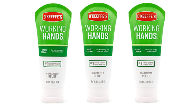O'Keeffe's Working Hands Hand Cream, Tube, 3 oz Pack of 3