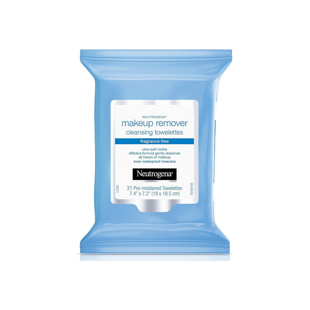 Neutrogena Make-Up Remover  Cleansing Towelettes Fragrance-Free 21 ea