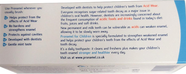 THREE PACKS of Sensodyne Toothpaste ProNamel For Children
