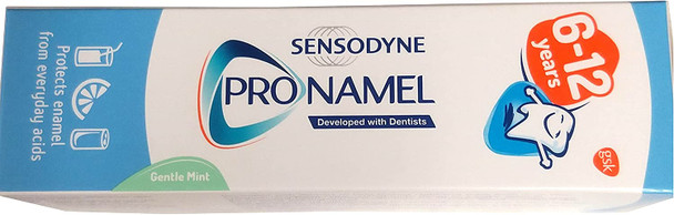 THREE PACKS of Sensodyne Toothpaste ProNamel For Children