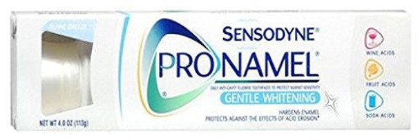 Sensodyne ProNamel Toothpaste, Fluoride, Gentle Whitening, Alpine Breeze, 4 oz.