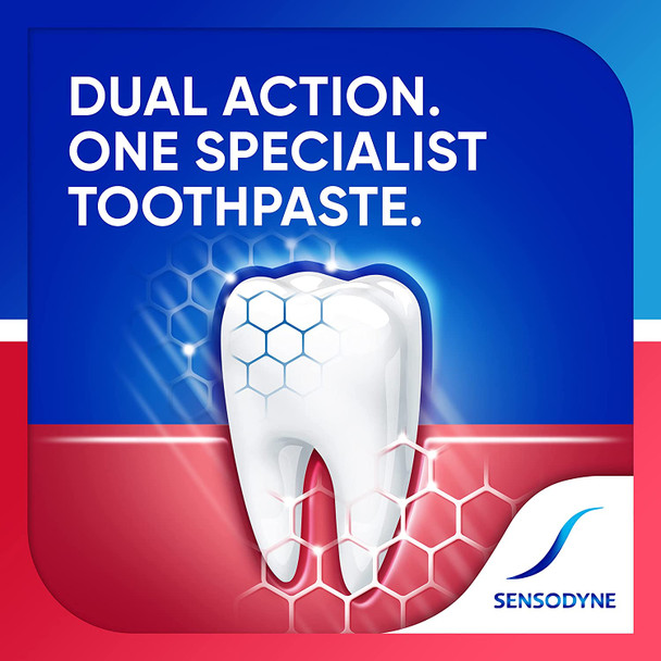 Sensodyne Sensitivity & Gum Sensitive Toothpaste for Gingivitis & Treatment, Clean & Fresh, 3.4 Oz, Pack of 4