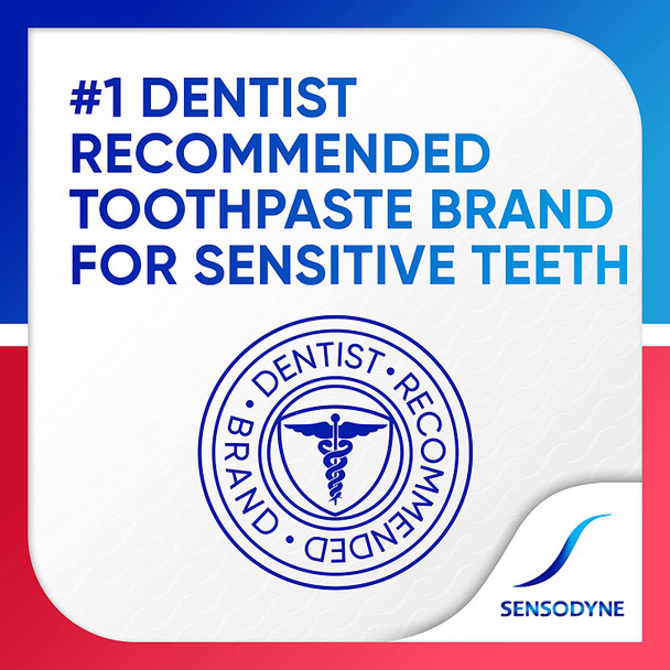 Sensodyne Sensitivity & Gum Sensitive Toothpaste for Gingivitis & Treatment, Clean & Fresh, 3.4 Oz, Pack of 4