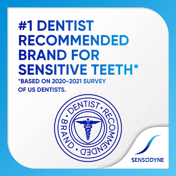 Sensodyne Extra Whitening Toothpaste for Sensitive Teeth, Cavity Prevention and Sensitive Teeth Whitening - 0.8 Ounces