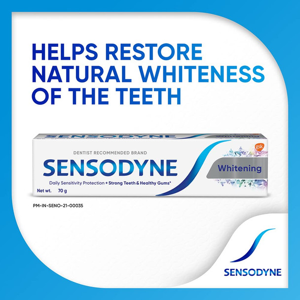 Sensodyne Whitening Toothpaste With Fluoride 70 gm