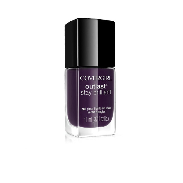 COVERGIRL Outlast Stay Brilliant Nail Gloss, Vivid Violet, 0.37 Fluid Ounce (packaging may vary)