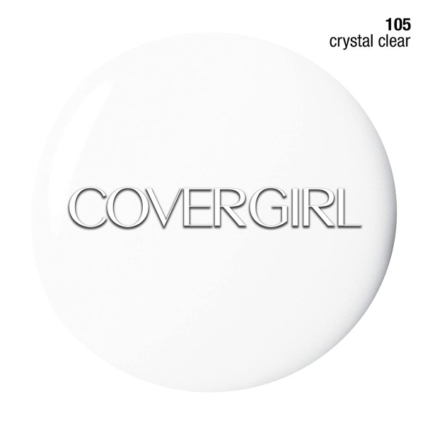COVERGIRL Outlast Stay Brilliant Nail Gloss Crystal Clear 105, .37 oz (packaging may vary)