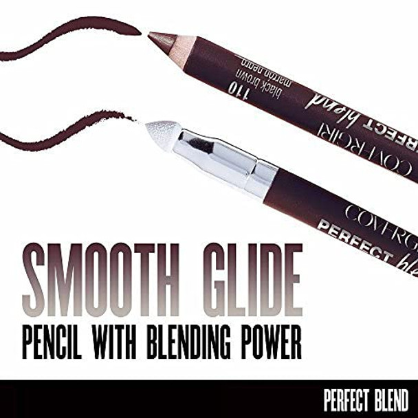 Cover Girl 10322 110blkbrn Black Brown Perfect Blend Eyeliner Pencil (Pack of 2)