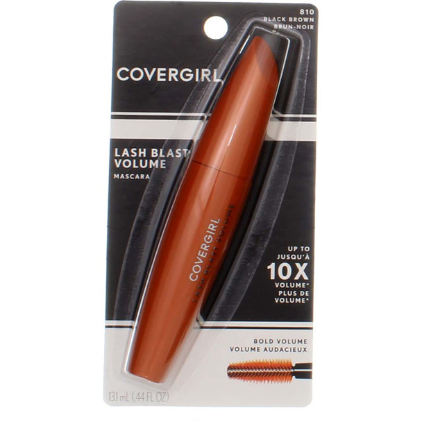 CoverGirl LashBlast Volume Mascara, Black Brown [810], 0.44 oz