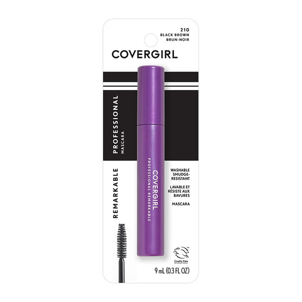 COVERGIRL Professional Remarkable Waterproof Mascara Black Brown 210.3 Ounce (packaging may vary)