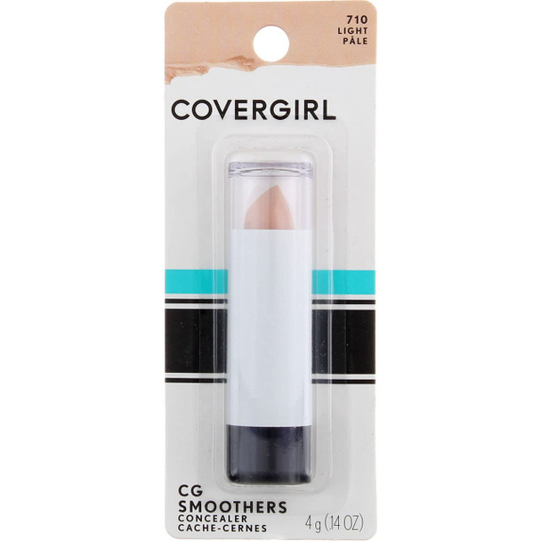 CoverGirl Smoothers Concealer, Light [710], 0.14 oz (Pack of 4)