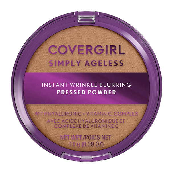 Covergirl Simply Ageless Instant Wrinkle Blurring Pressed Powder, Soft Honey,0. 39 Oz.