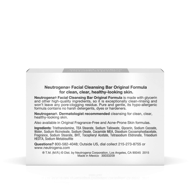 Neutrogena The Transparent Facial Bar Original Formula, 3.50 oz