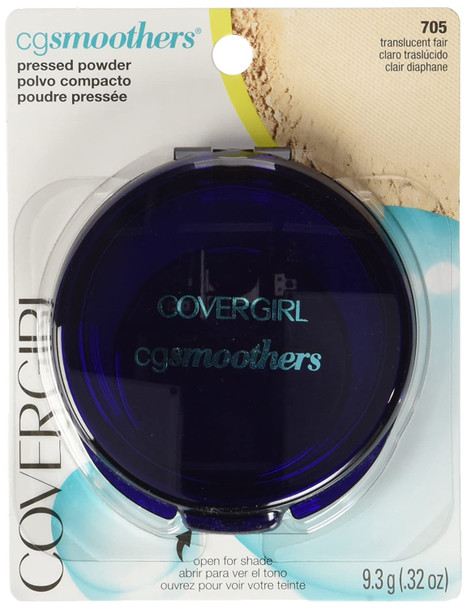 CoverGirl Smoothers Pressed Powder Foundation Translucent, Fair(N) 705, 0.32-Ounce Packages (Pack of 2)