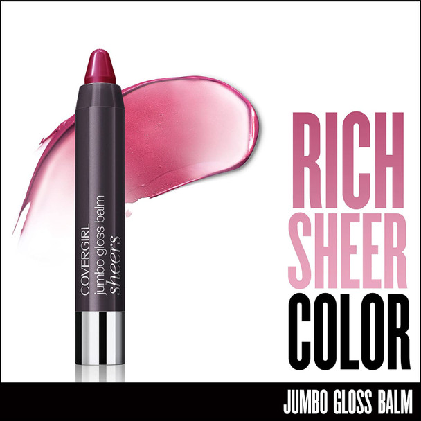 COVERGIRL Lip Perfection Jumbo Gloss Balm Jam Twist 255, .13 oz (packaging may vary)