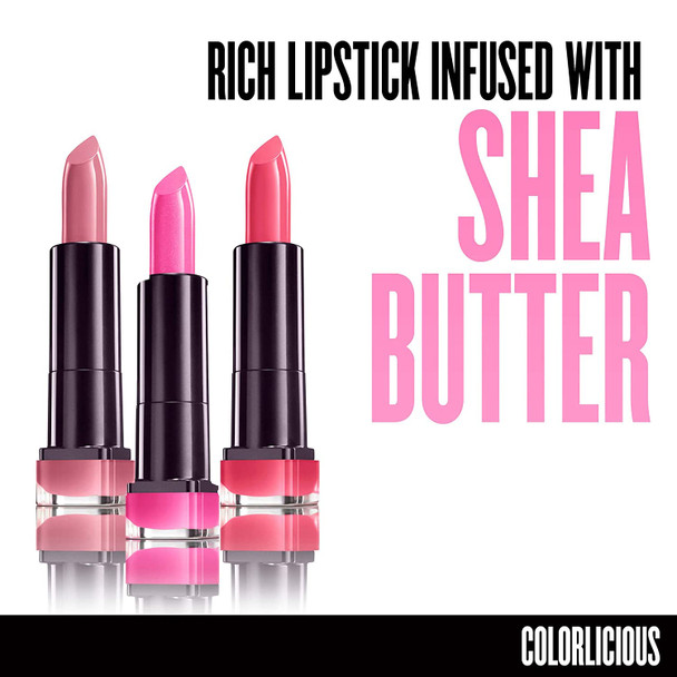 COVERGIRL Colorlicious Rich Color Lipstick Guavalicious 400, .12 oz (packaging may vary)