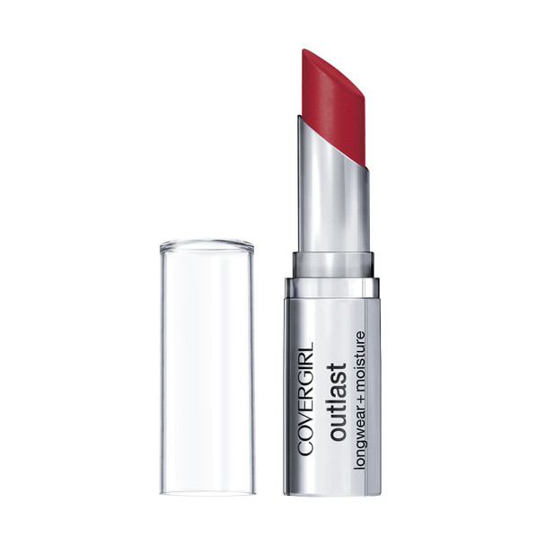 COVERGIRL Outlast Longwear Lipstick Red Rouge 925, .12 oz