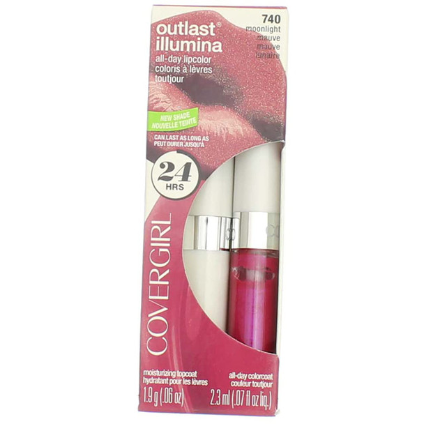 Covergirl Outlast Lipcolor, 740 Moonlight Mauve(2 Pack)