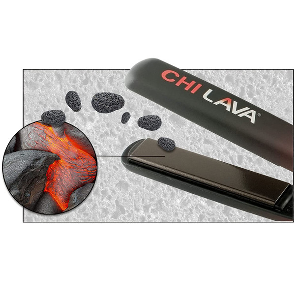 CHI Original Lava 1" Ceramic Hairstyling Flat Iron, Red