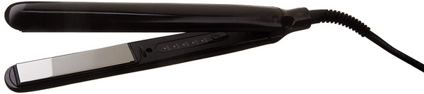 CHI 1" Titanium Hairstyling Iron with TouchSlide Adjustable Heat Settings and Curved Floating Plates, 1 lb, Black CHI 1" Titanium Hairstyling Iron with TouchSlide Adjustable Heat Settings and Curved Floating Plates, 1 lb, Black