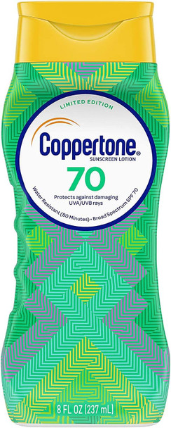 Coppertone Spf#70 Ultra Guard Broad Spectrum Lotion 8 Ounce (235ml) (3 Pack)