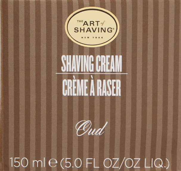 The Art of Shaving Oud Men's Shaving Cream - Protects Against Irritation and Razor Burn, Clinically Tested for Sensitive Skin, 5 Oz